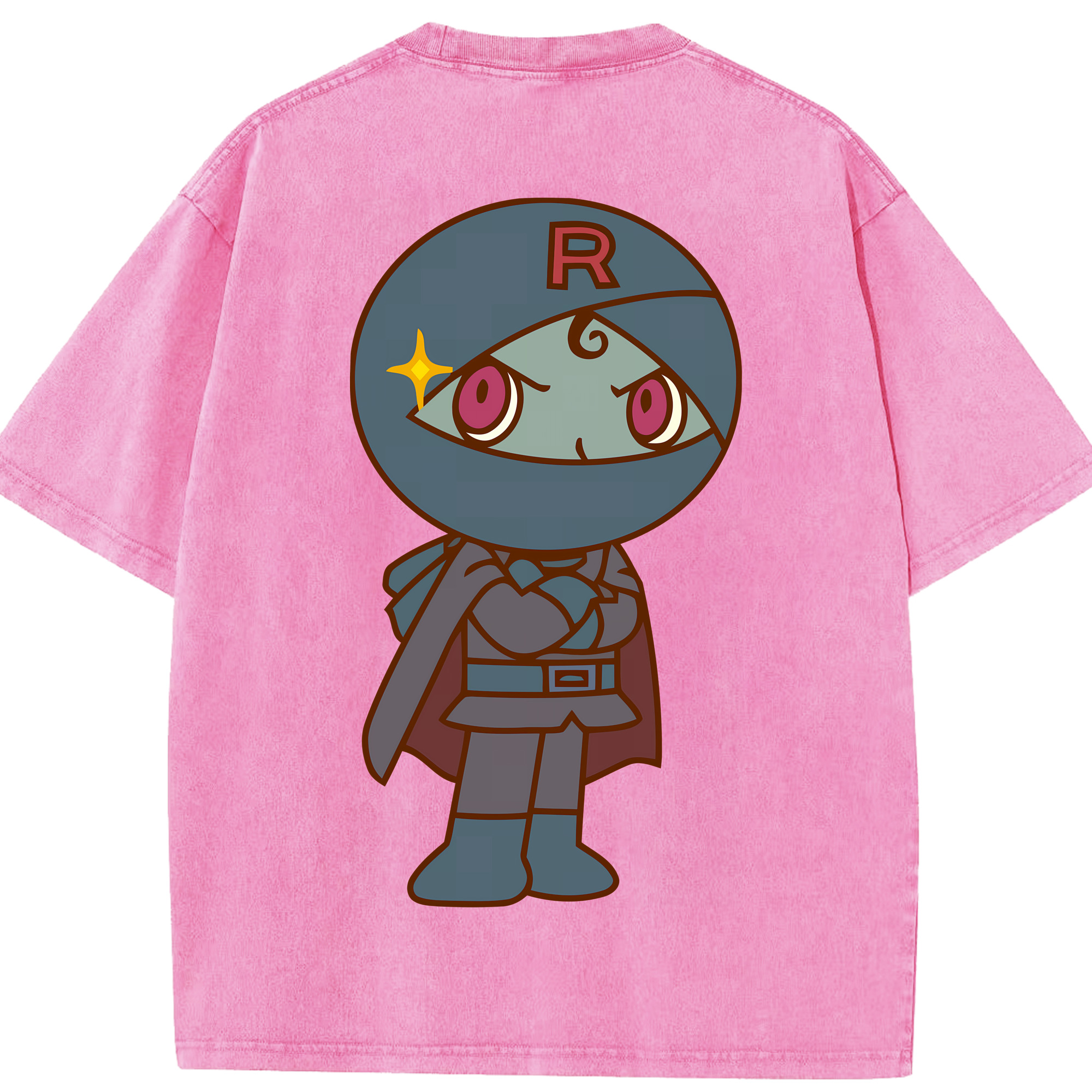 （画像用） アンパンマン Anpanman 綿100% ヴィンテージ風 半袖Tシャツ（背面プリント）